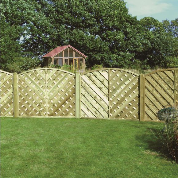 V Arched Panels | Chevron Style Fence Panels | Ringwood Fencing